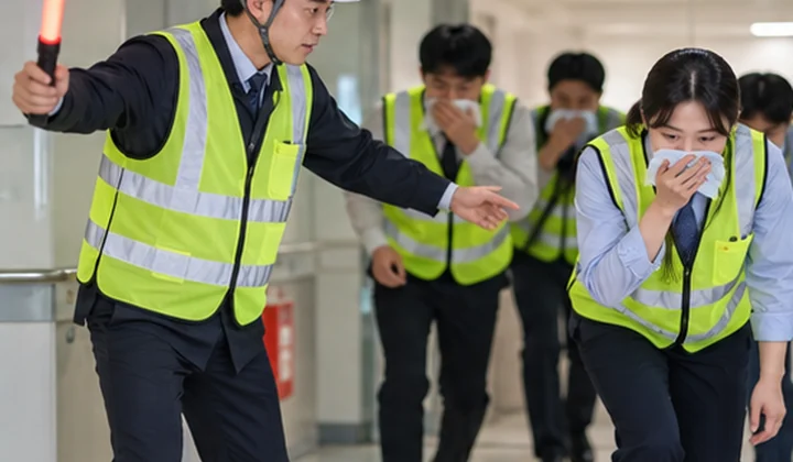 기관 맞춤 소방·대피 실무 교육 이미지 시안