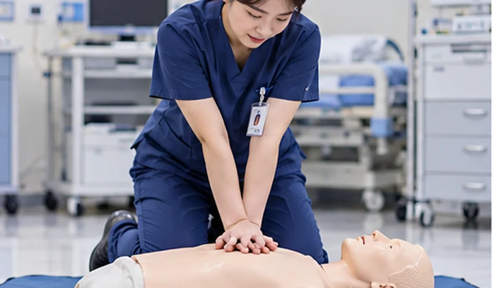 CPR 및 응급상황 대응 교육 이미지 시안