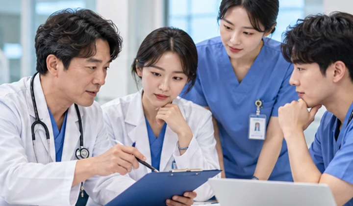 간호직 교육과 업무 인계 교육 이미지 시안