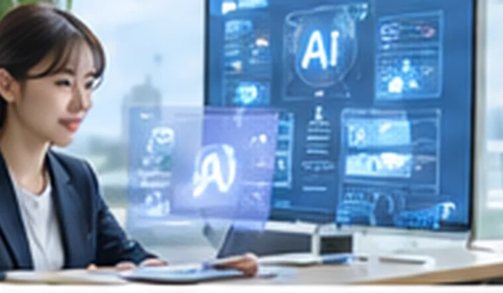 AI 활용 업무효율과 실무 교육 이미지 시안
